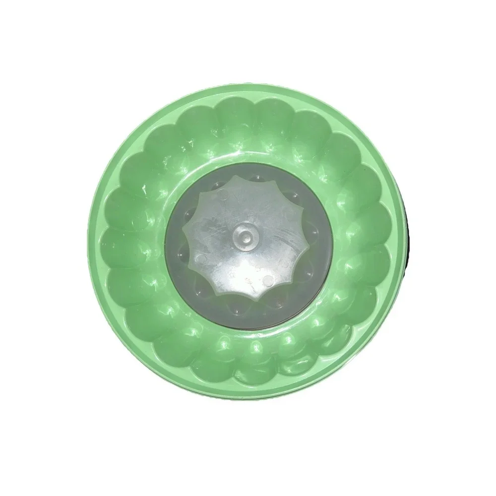Vintage Tupperware 1201-3 Jello Gelatin Mold 3 Piece Sea Green W/‎ Tray 617-8